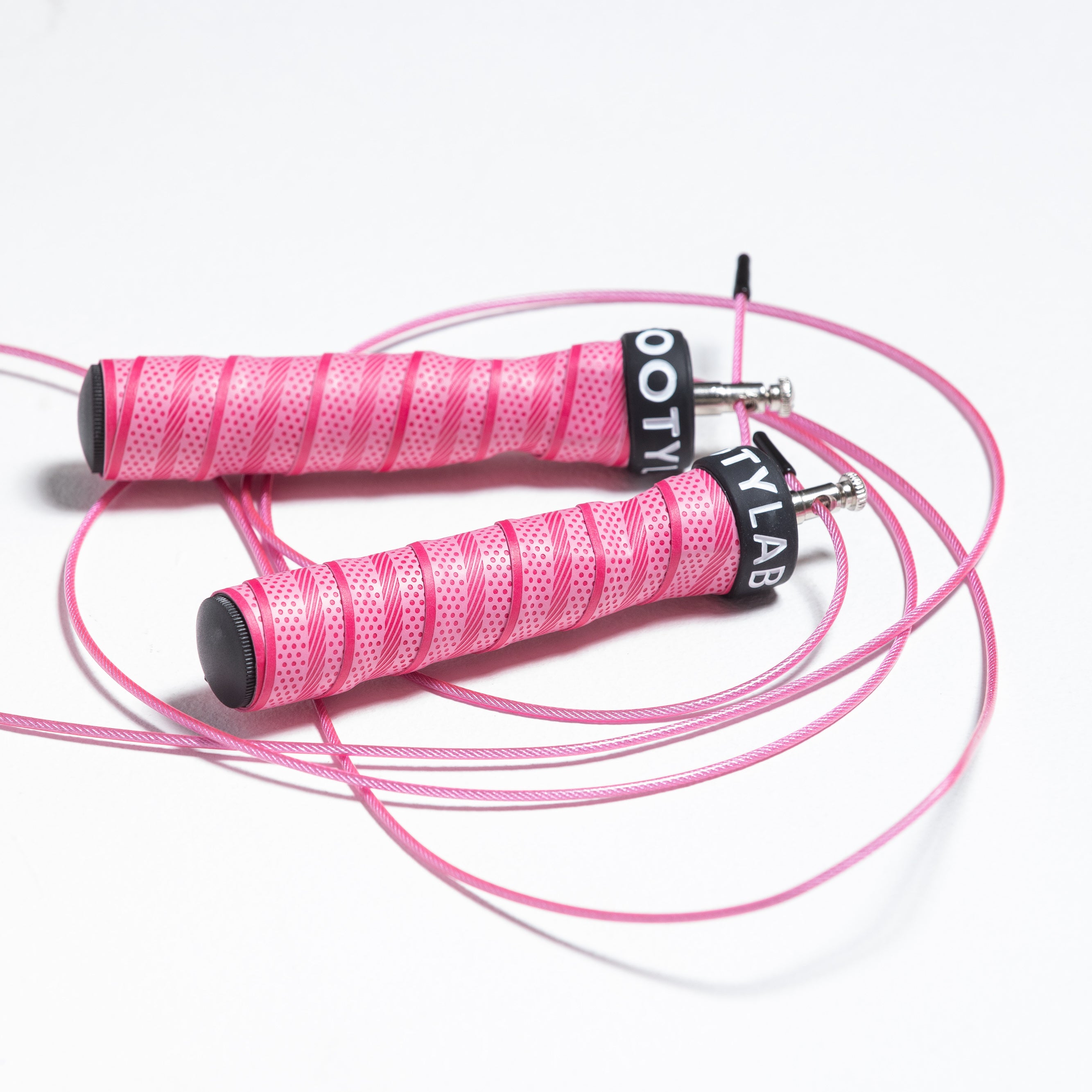 Adjustable Length Skipping Rope / Jump Wire (Pink)