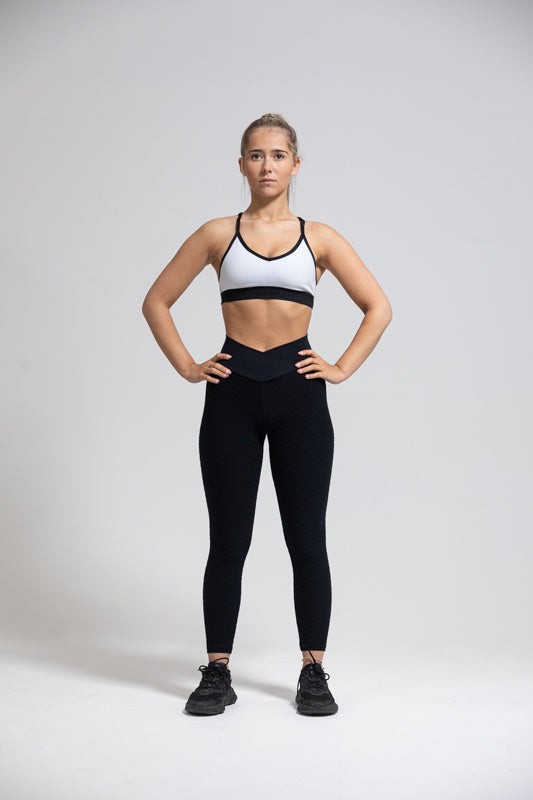 Lefu Women High Waist Butt Lift Yoga Pants Leggings Scrunch Trousers  Workout Gym NEW